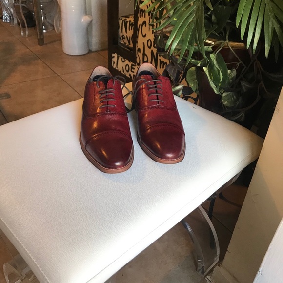 Steve Madden P- nellow burgundy Oxford 10.5 PRICE FIRM!!! - Picture 7 of 13